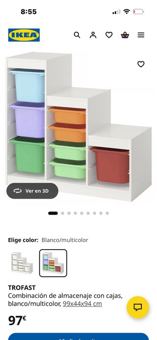 Mueble organizador de Ikea