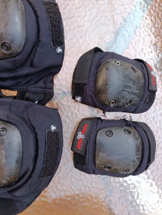 Mochila y protecciones patín/skateboard