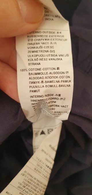 Abito Benetton bimba cotone blu