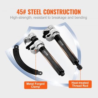 Herramienta Compresora de Resortes de Espiral, 2 pcs Juego de Compresores de Resortes de Estribo Macpherson de Alta Resistencia, Compresor de Resortes de Estribo de 1200.2 kg con Soporte de Seguri...
