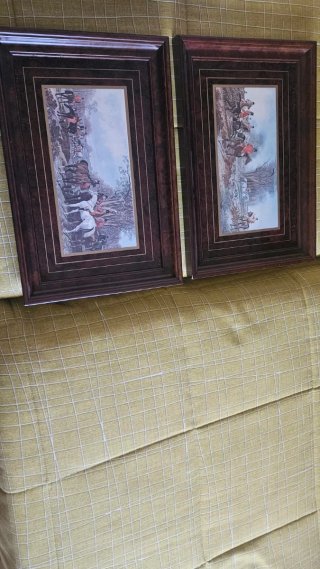 2 Cuadros Decorativos Marrones