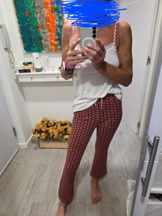 Pantalón setentero Zara. TS