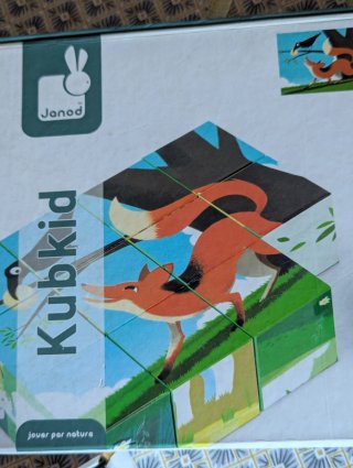 Lote 2 Puzzles Infantiles Janod Kubkid
