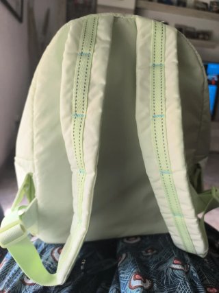 Mochila Zara verde lima