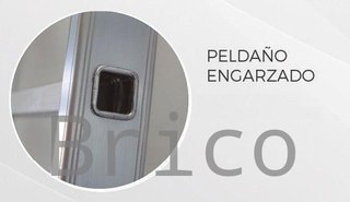 Escalera Aluminio 3x19 - 5+5+5 M - 80x25mm