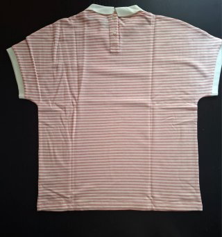 Polo Lacoste Rayas Rosas Talla 42