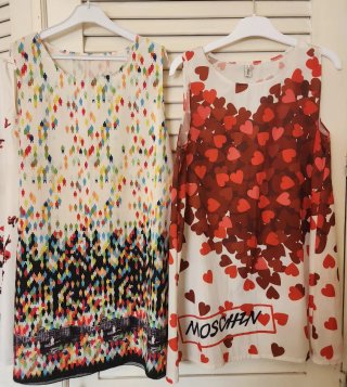 4 trajes cortos o blusas Talla S