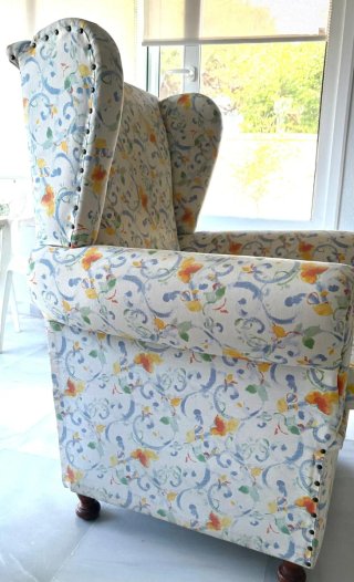 2 Butacas Orejeras Estampadas