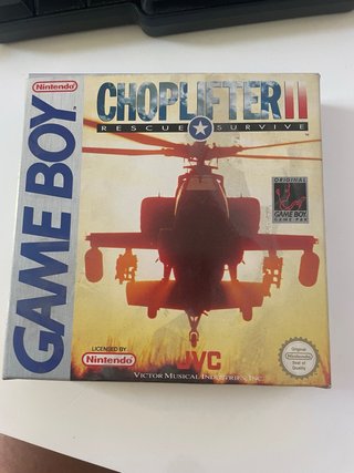 Caja de juego Game Boy Choplifter II