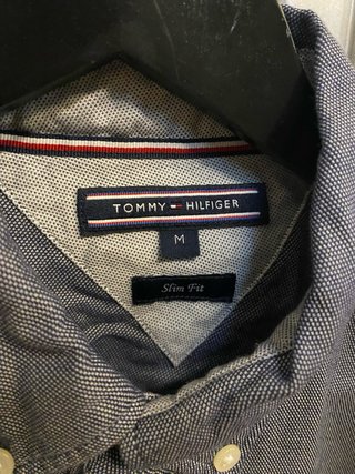 Camisa Tommy Hilfiger Gris Talla M