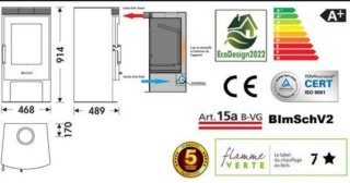 Estufa Panadero con ventilador