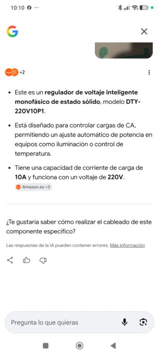 Regulador Estado Sólido ChangTEC 10A