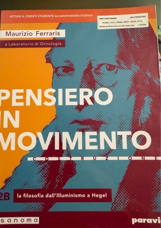 Pensiero in Movimento di Filosofia SOLO VOLUME 2B