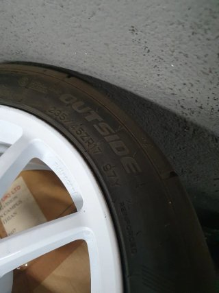 Llantas Braid Mitsubishi Blancas