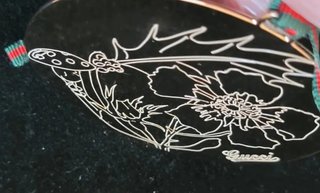 Colgante Gucci Flora Plateado