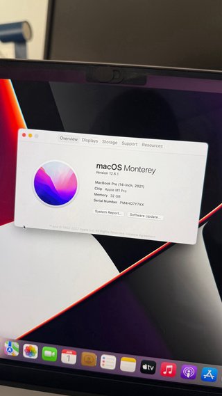 MacBook Pro 14 M1 Pro | 32 GB di RAM | SSD da 500 GB