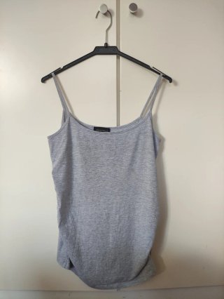 Camiseta tirantes maternidad Anna Field gris