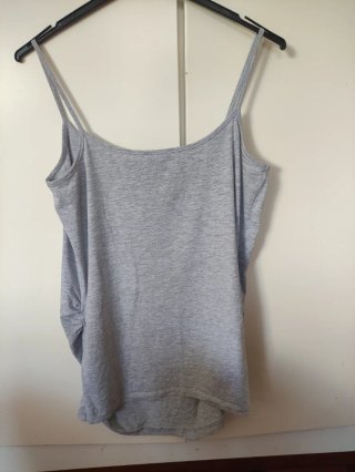 Camiseta tirantes maternidad Anna Field gris