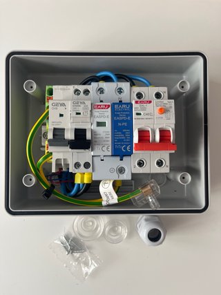 Protecciones eléctricas para cargador Wallbox