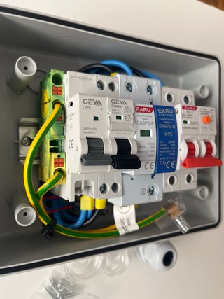 Protecciones eléctricas para cargador Wallbox