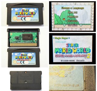 Lote 4 Juegos Mario GB - GBC - GBA Nintendo