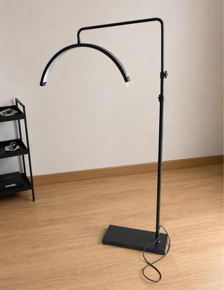 Candeeiro LED Estética Preto