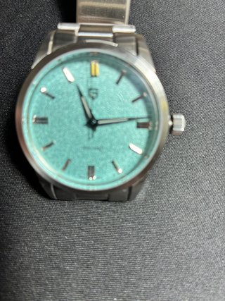 Pagani Design 38mm Reloj Plateado/Turquesa