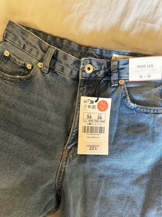 Vaqueros Lefties Wide Leg Talla 36