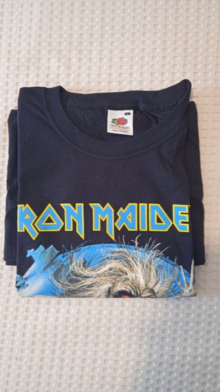 Camiseta Iron Maiden Flight 666 Talla L