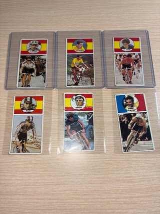 Lote 6 cromos ciclismo vintage