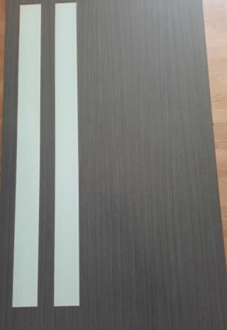 Mesa centro elevable madera y cristal