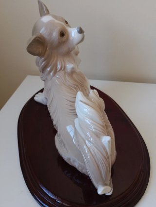 SKU: 01004857 "Perro Papillón". LLADRÓ