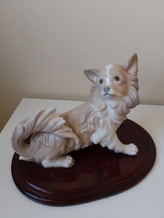 SKU: 01004857 "Perro Papillón". LLADRÓ