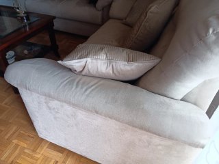 2 Divani Ikea Beige in Tessuto