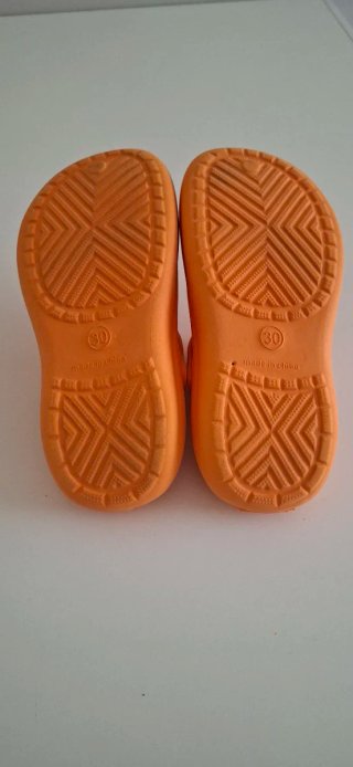 Zapatillas Naranja Tipo Crocs T30