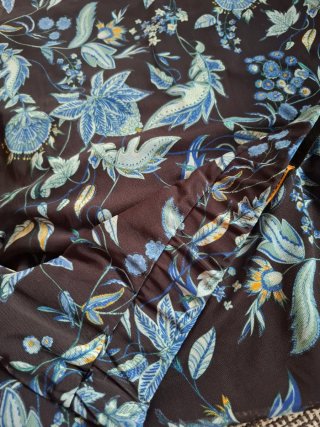 Falda larga estampada floral