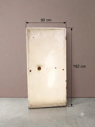 Puerta de hierro antigua 182x90 cm