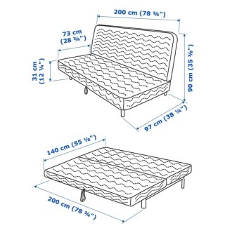 Divano letto IKEA NYHAMN 3 posti