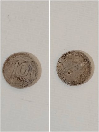Moneda 10 Céntimos España Franco