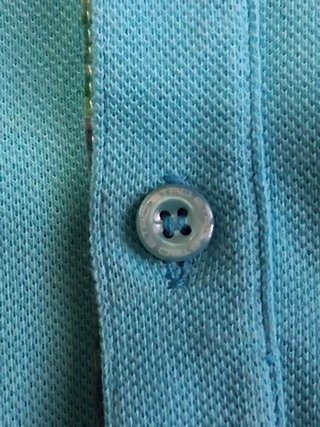 Polo Etro Uomo XL Cotone Blu Petrolio