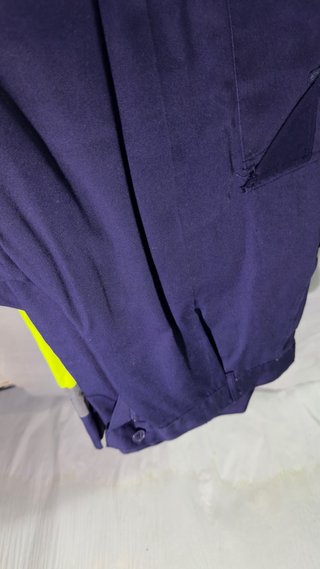 Pantaloni da lavoro riflettenti blu e gialli