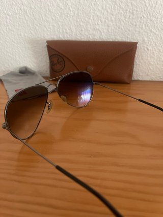 Gafas de Sol Ray-Ban Aviador Marrón/Negro