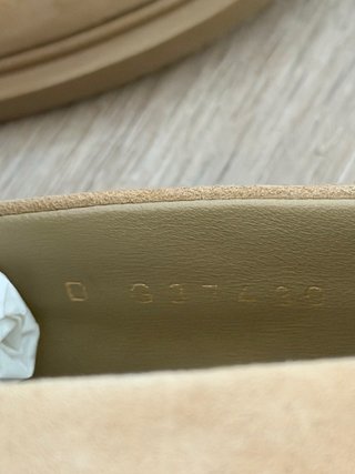 Mocasines Chanel Beige y Dorado Originales