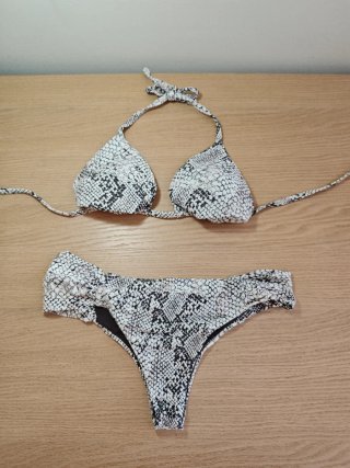 Bikini estampado serpiente