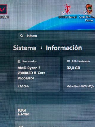 PC Gaming 7 7800X3D / 32GB RAM / 3TB