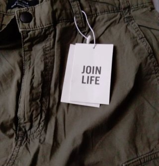 Pantalón corto cargo hombre verde