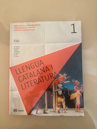 Llengua catalana i Literatura 1 ESO (2017)