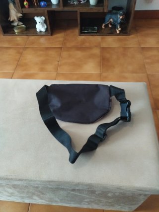 Riñonera Camuflaje Gris y Negra