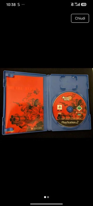Metal Slug 5 PS2 Originale - Manuale Incluso