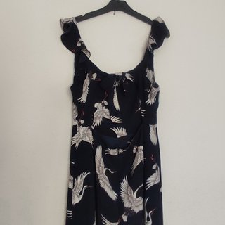 Mono azul ONLY estampado grullas. Talla 42